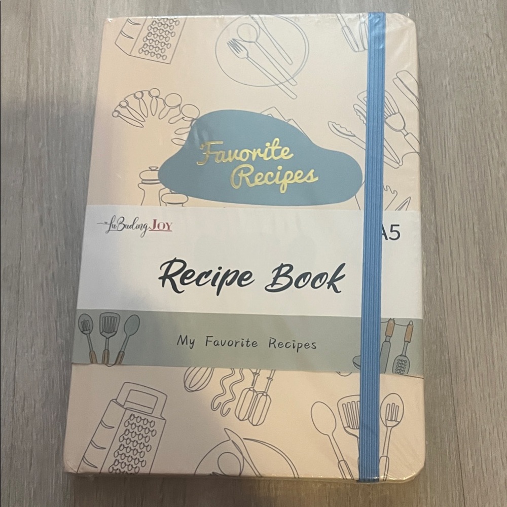 Blue and Cream Recipe Book